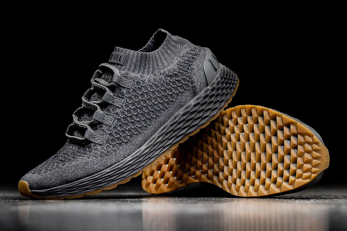 Chaussures Running Nobull Knit Runner Homme Grise Foncé | PV2650319