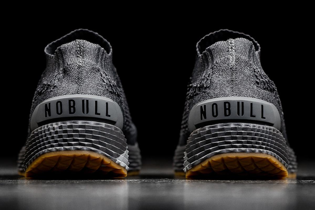 Chaussures Running Nobull Knit Runner Homme Grise Foncé | PV2650319