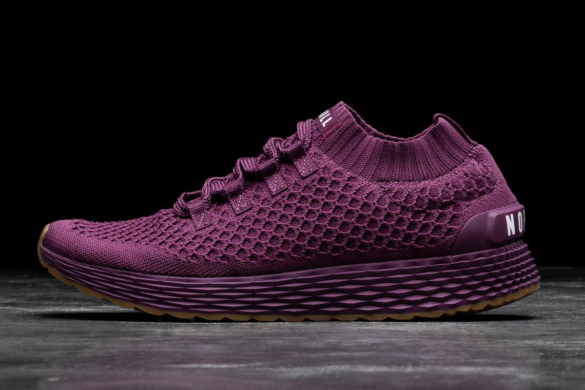 Chaussures Running Nobull Knit Runner Homme Violette | QE7310926