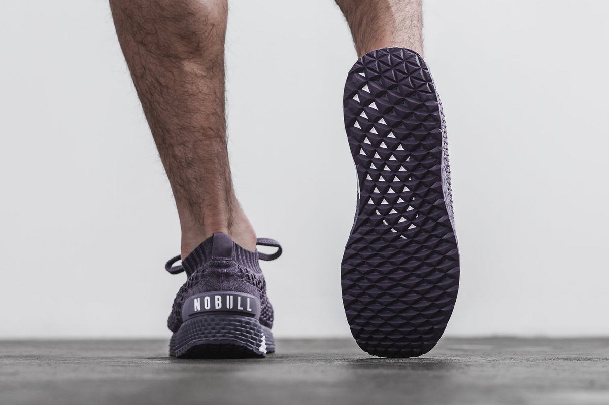 Chaussures Running Nobull Knit Runner Homme Violette | QF4819537