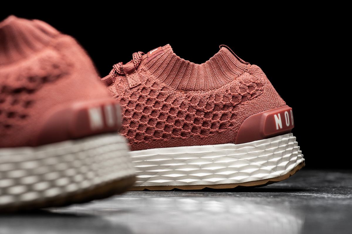 Chaussures Running Nobull Knit Runner Homme Rouge | QV5749802