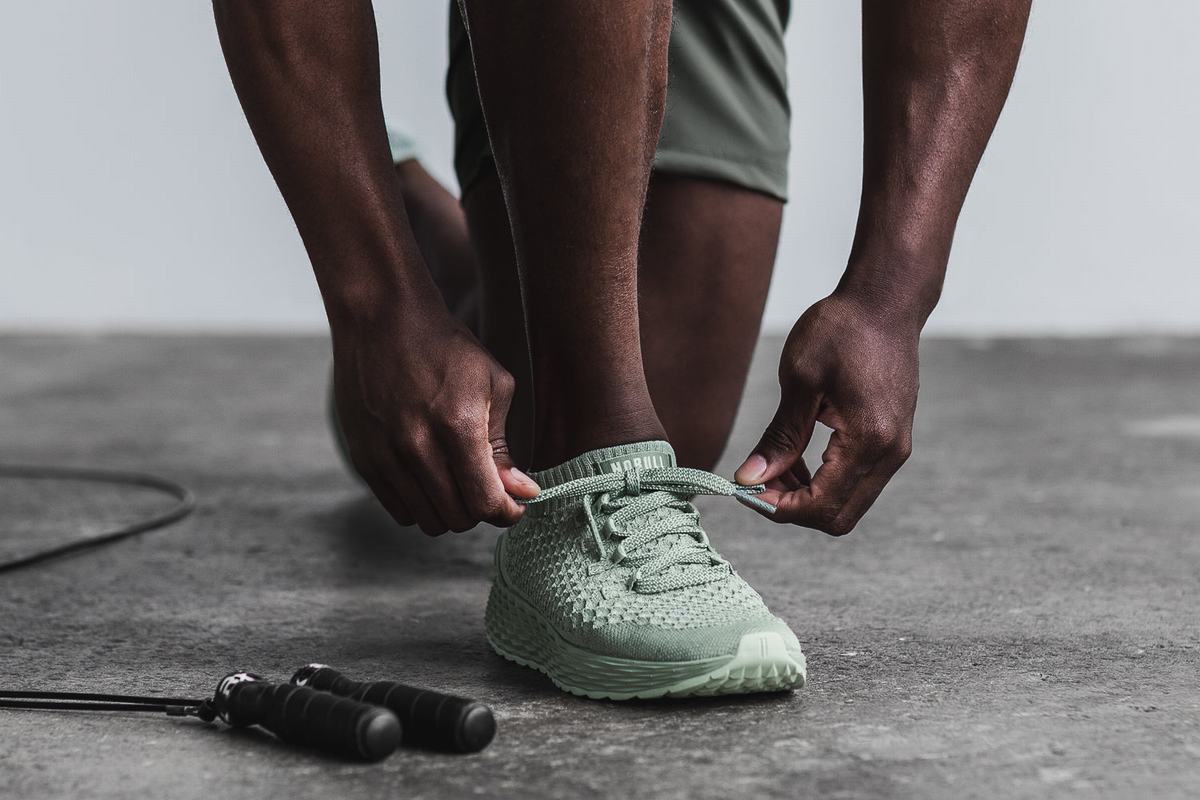 Chaussures Running Nobull Knit Runner Homme Vert | RN1435960