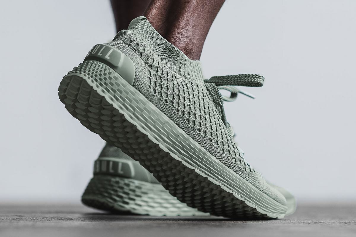 Chaussures Running Nobull Knit Runner Homme Vert | RN1435960