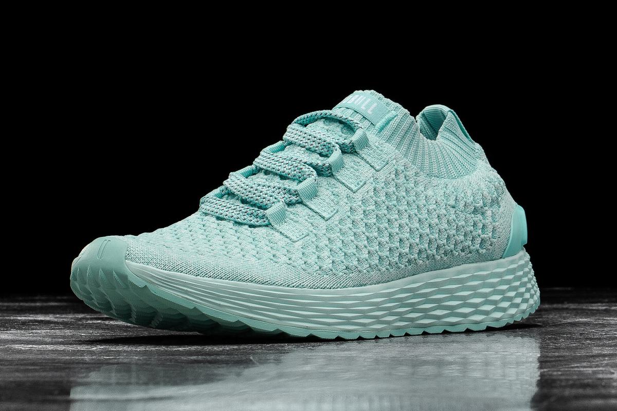 Chaussures Running Nobull Knit Runner Homme Turquoise Clair | SI9706125