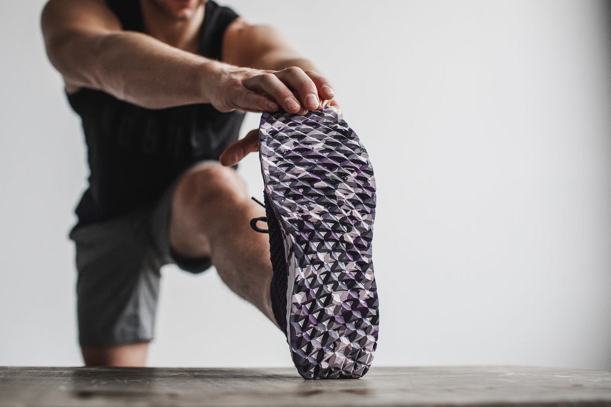 Chaussures Running Nobull Knit Runner Homme Violette Foncé | TW4809375