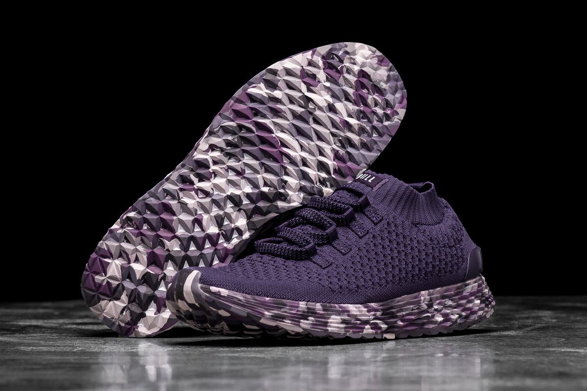 Chaussures Running Nobull Knit Runner Homme Violette Foncé | TW4809375