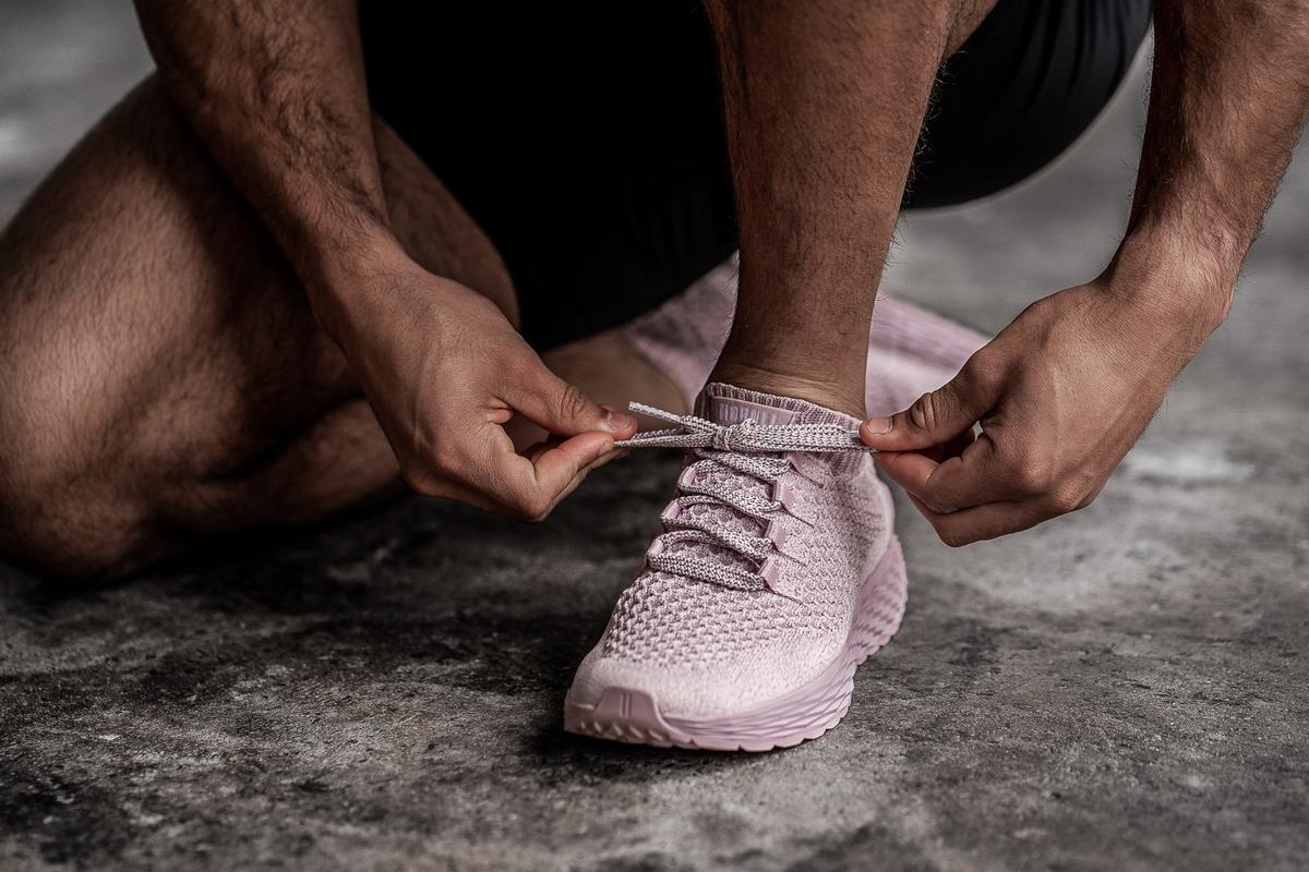 Chaussures Running Nobull Knit Runner Homme Rose | UA4197038