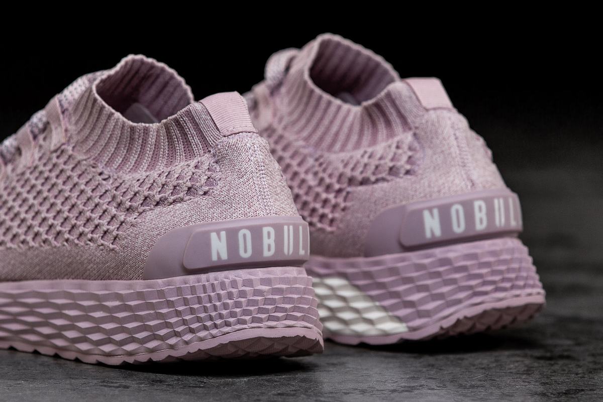 Chaussures Running Nobull Knit Runner Homme Rose | UA4197038