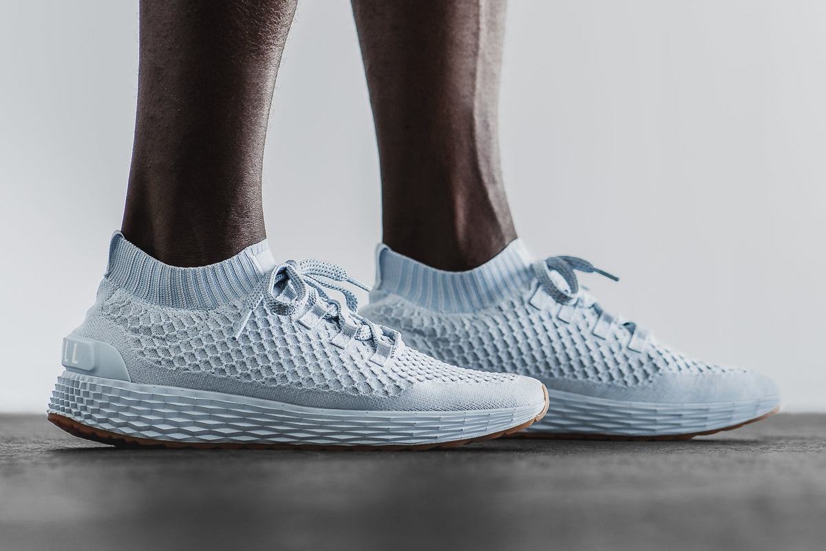 Chaussures Running Nobull Knit Runner Homme Bleu | UW4872951