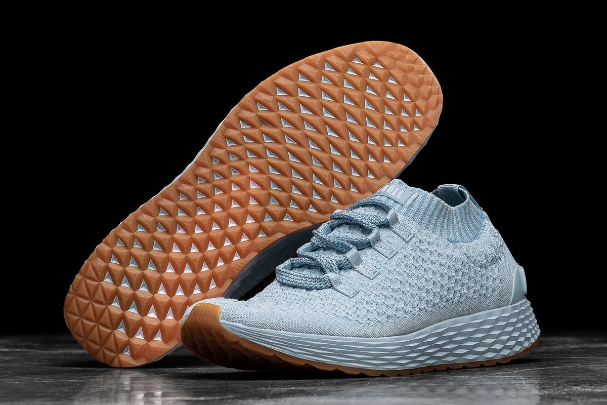 Chaussures Running Nobull Knit Runner Homme Bleu | UW4872951