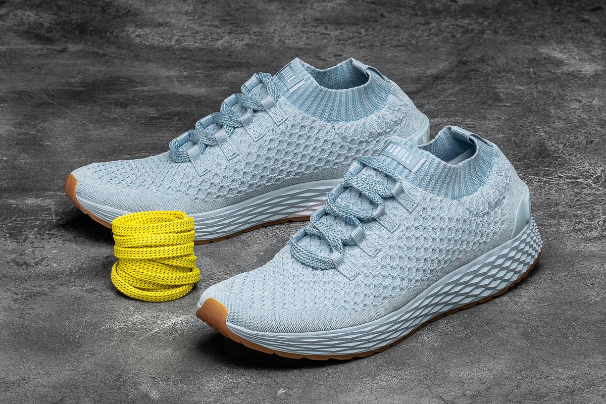 Chaussures Running Nobull Knit Runner Homme Bleu | UW4872951