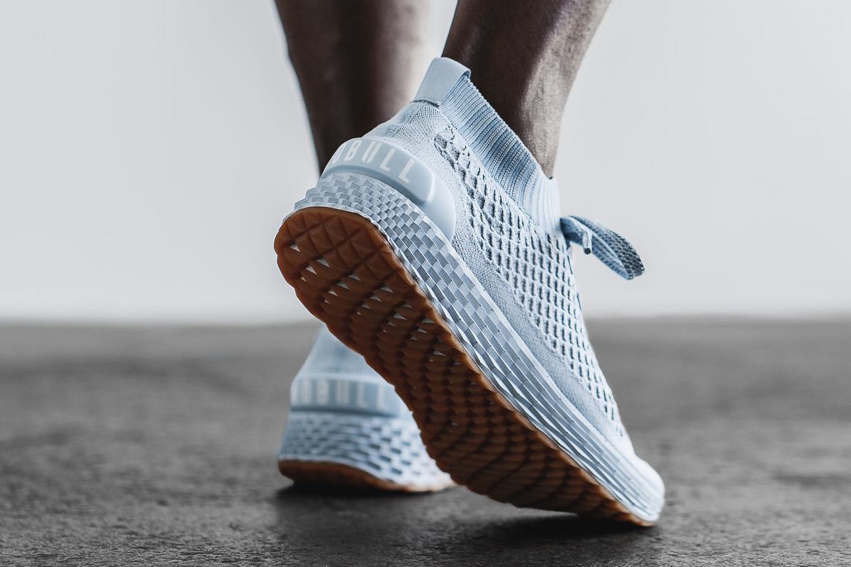 Chaussures Running Nobull Knit Runner Homme Bleu | UW4872951