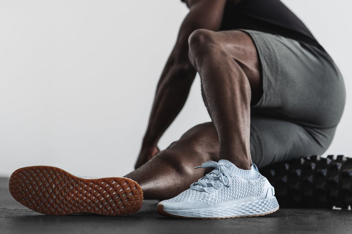 Chaussures Running Nobull Knit Runner Homme Bleu | UW4872951