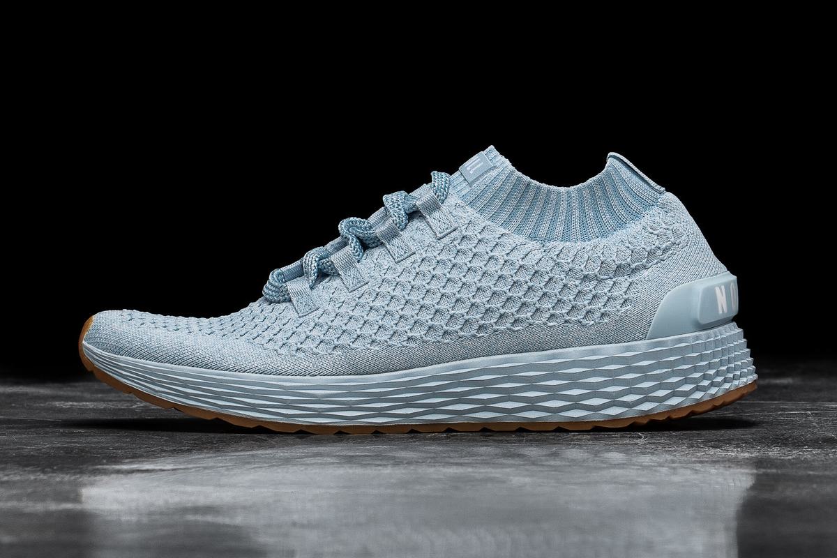 Chaussures Running Nobull Knit Runner Homme Bleu | UW4872951