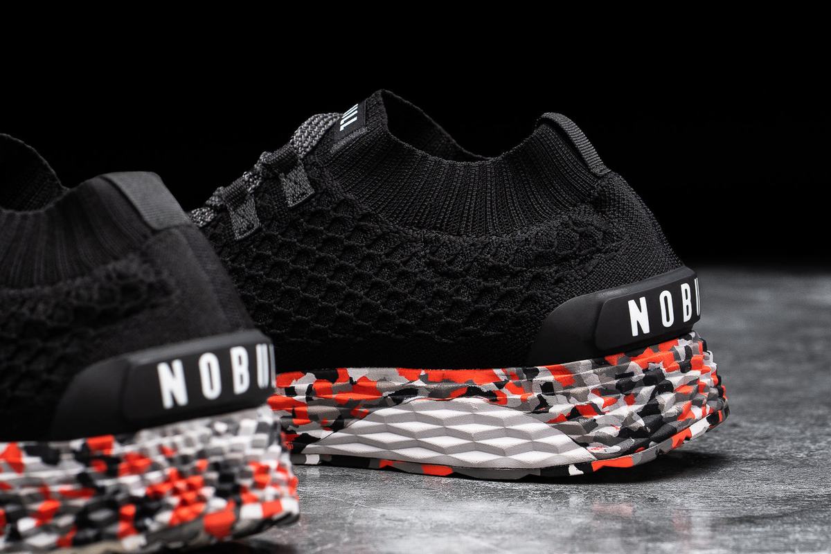 Chaussures Running Nobull Knit Runner Homme Noir | VH8671543