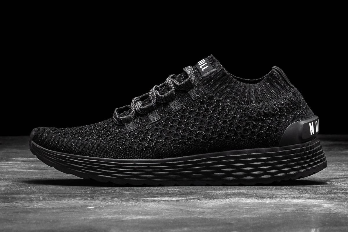 Chaussures Running Nobull Knit Runner Homme Noir | VN8267035