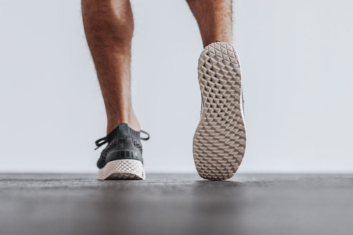 Chaussures Running Nobull Knit Runner Homme Grise Foncé Blanche | XI6940125