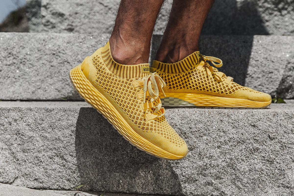 Chaussures Running Nobull Knit Runner Homme Citron | YB0483251