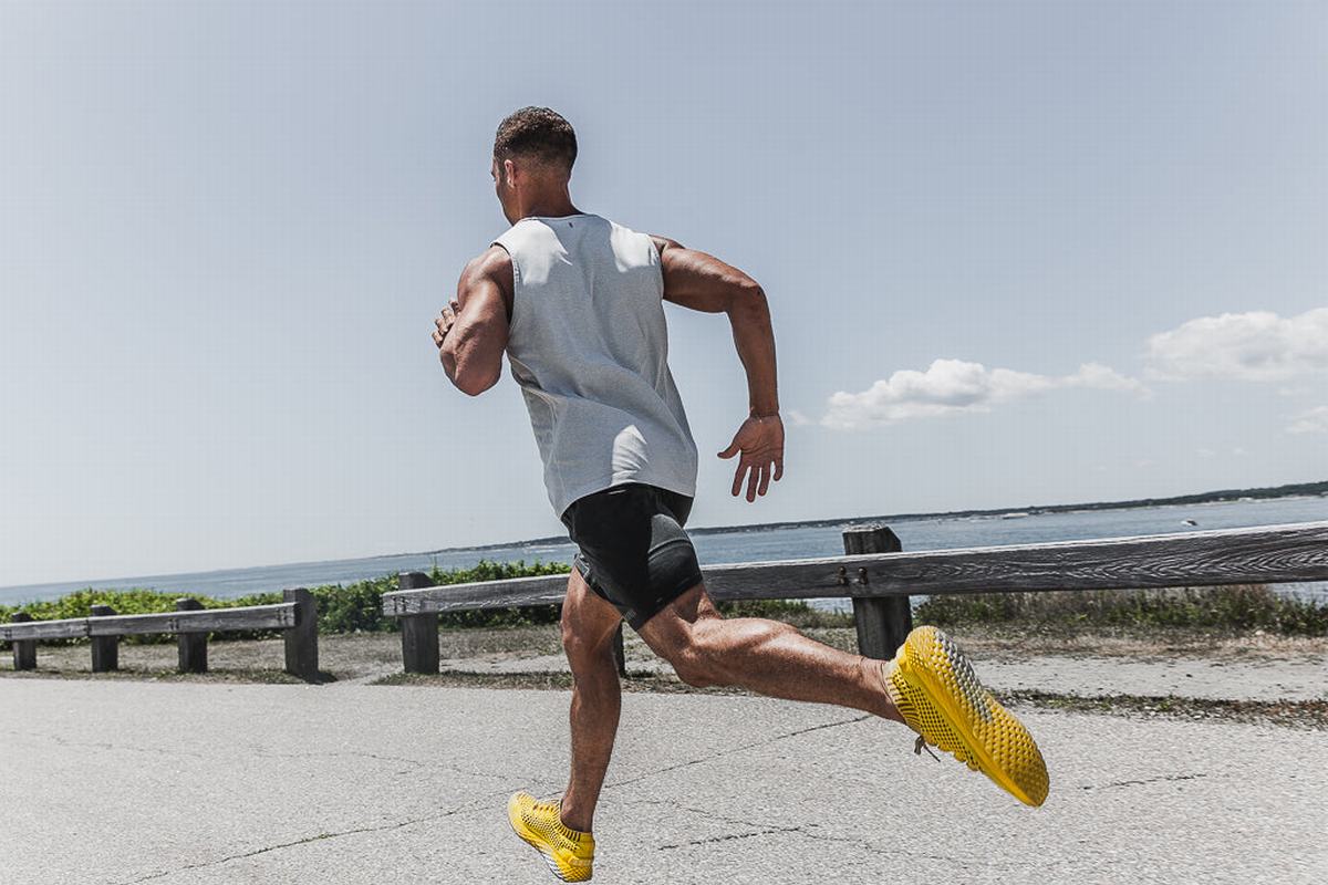 Chaussures Running Nobull Knit Runner Homme Citron | YB0483251