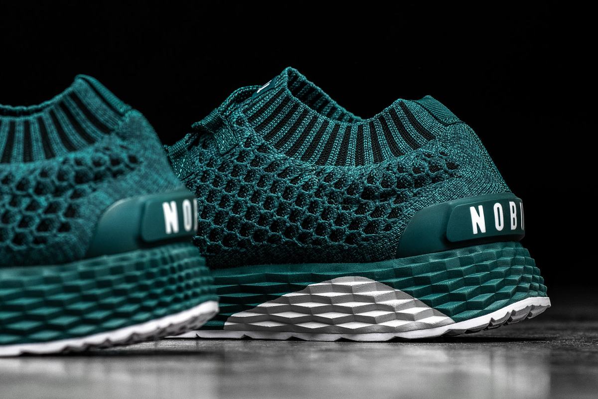 Chaussures Running Nobull Knit Runner Homme Turquoise Foncé | YE9425708