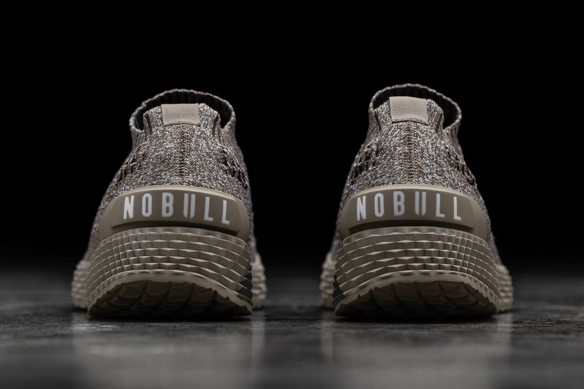 Chaussures Running Nobull Knit Runner Homme Kaki | YQ9172345