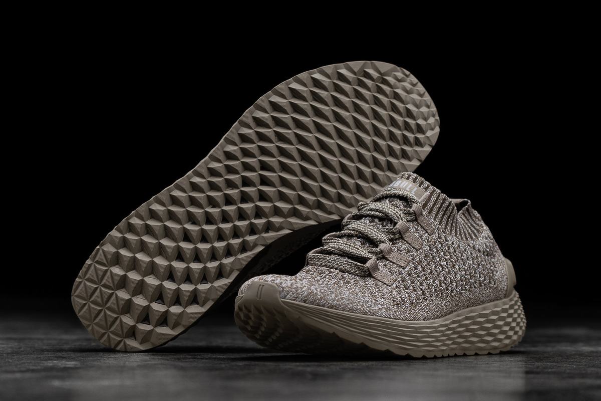 Chaussures Running Nobull Knit Runner Homme Kaki | YQ9172345