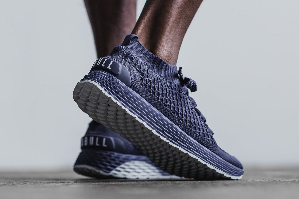 Chaussures Running Nobull Knit Runner Homme Bleu Marine | ZH4738960