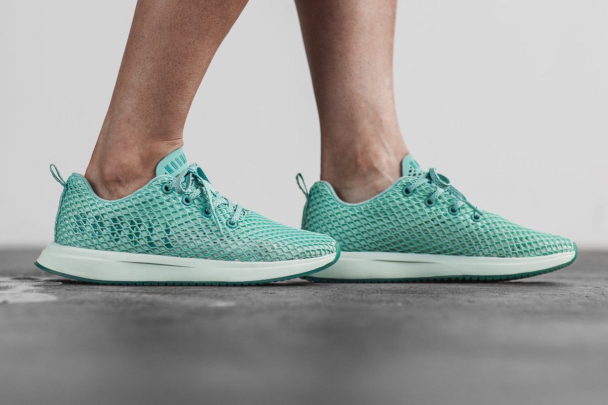 Chaussures Running Nobull Mesh Runner Femme Turquoise Clair | AF6347182