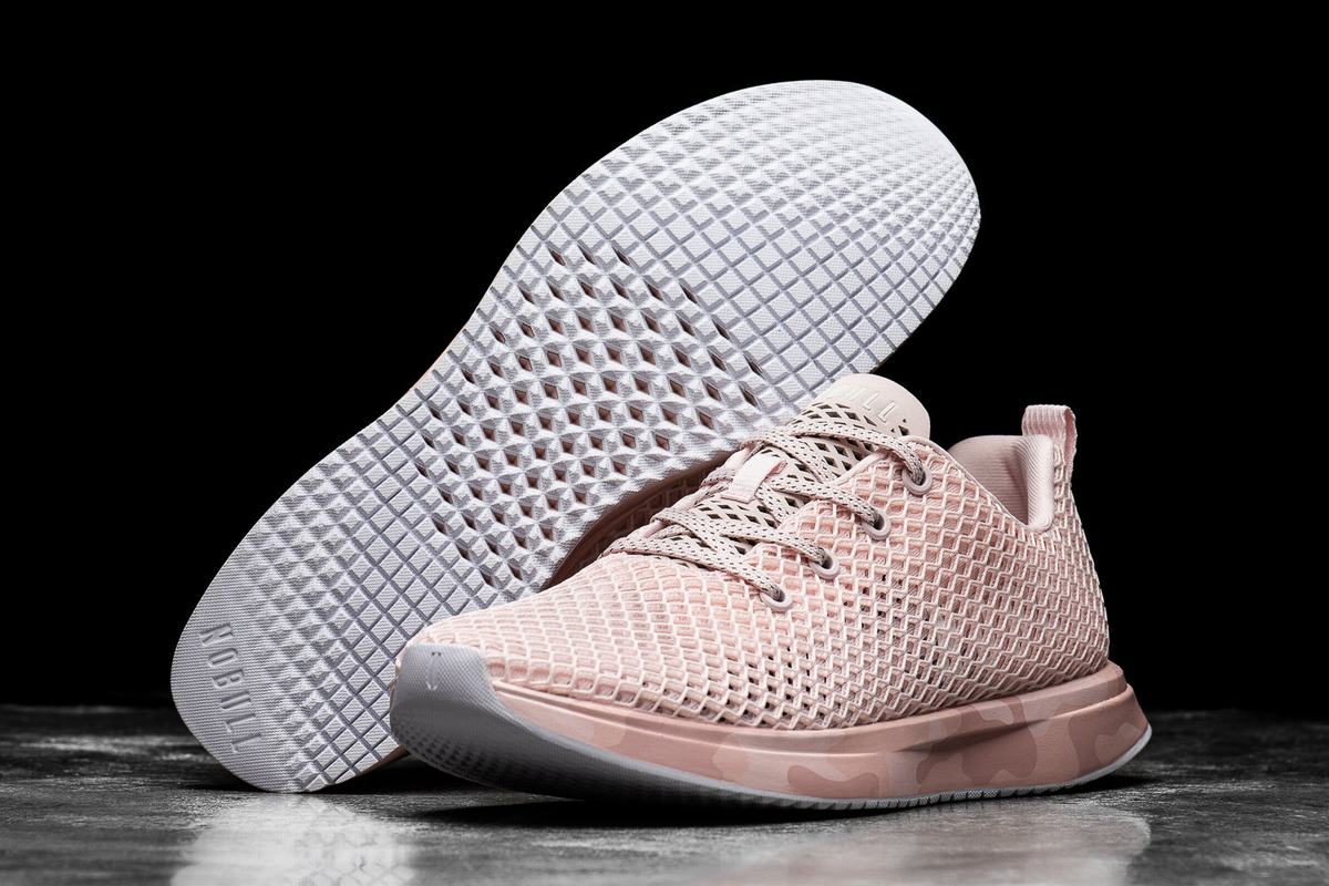 Chaussures Running Nobull Mesh Runner Femme Rose Camouflage | BL5861092