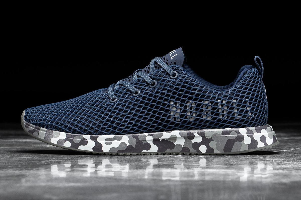 Chaussures Running Nobull Mesh Runner Femme Bleu Marine | BV1245083