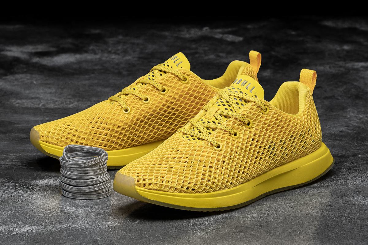 Chaussures Running Nobull Mesh Runner Femme Jaune | CG0251869