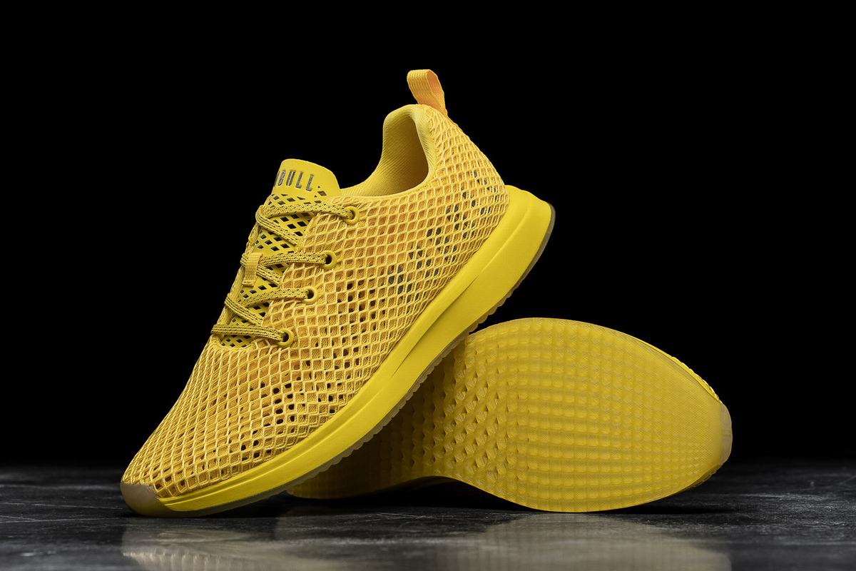 Chaussures Running Nobull Mesh Runner Femme Jaune | CG0251869