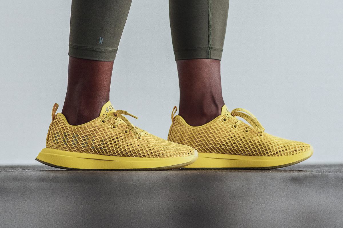 Chaussures Running Nobull Mesh Runner Femme Jaune | CG0251869