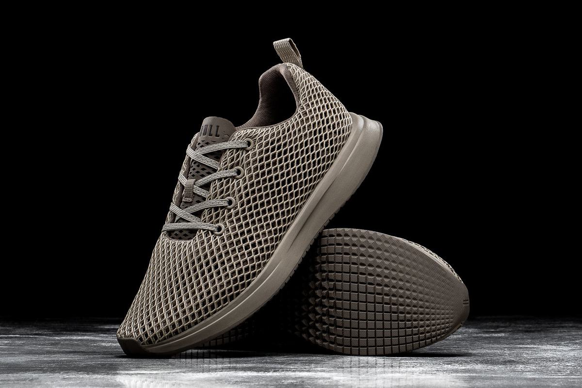 Chaussures Running Nobull Mesh Runner Femme Kaki | DF0819674