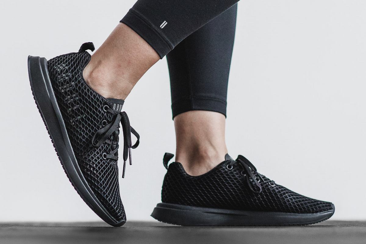 Chaussures Running Nobull Mesh Runner Femme Noir | EA8342159