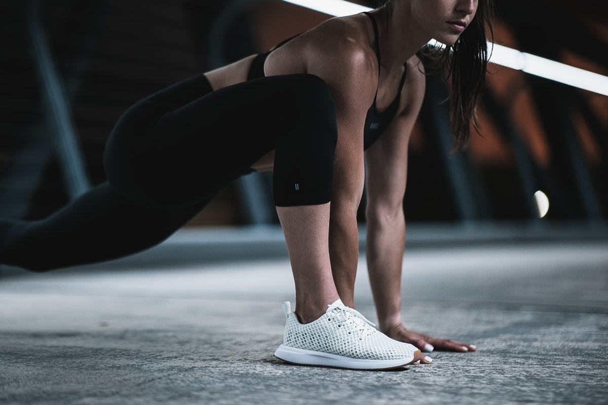 Chaussures Running Nobull Mesh Runner Femme Blanche | ES3104875