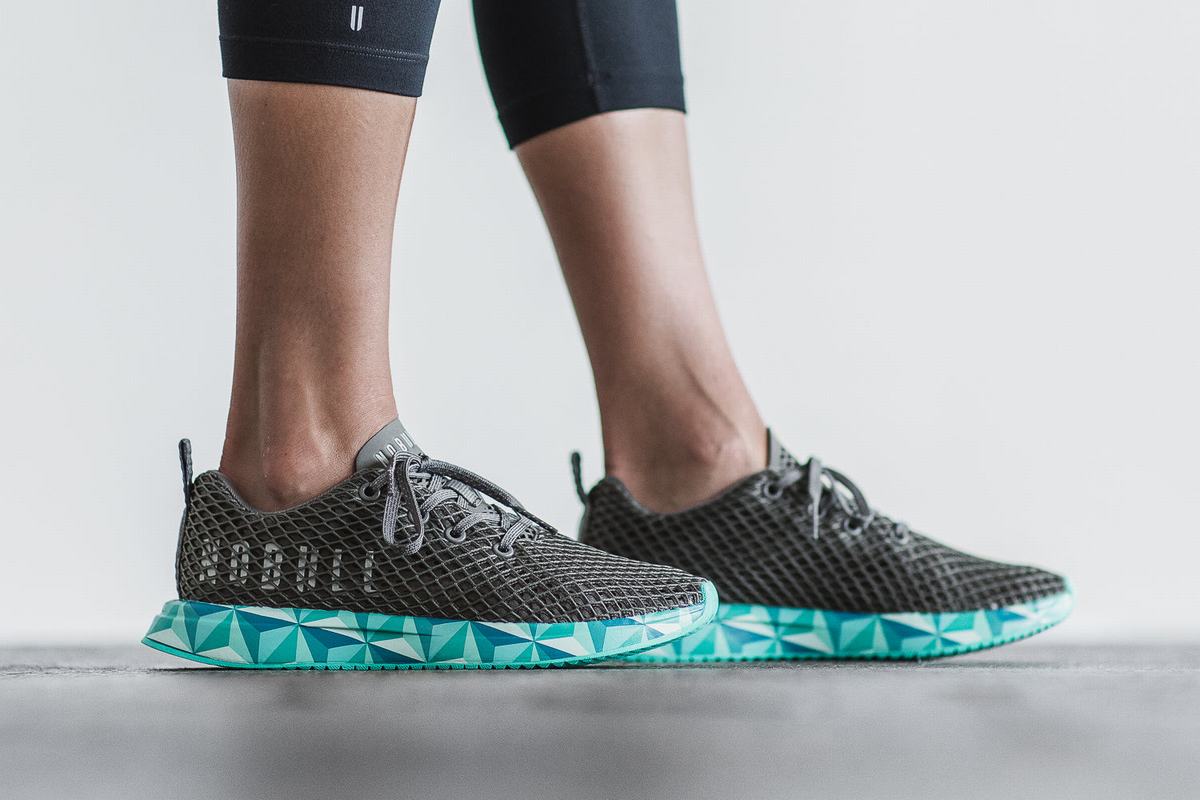 Chaussures Running Nobull Mesh Runner Femme Grise Foncé | FJ1063758