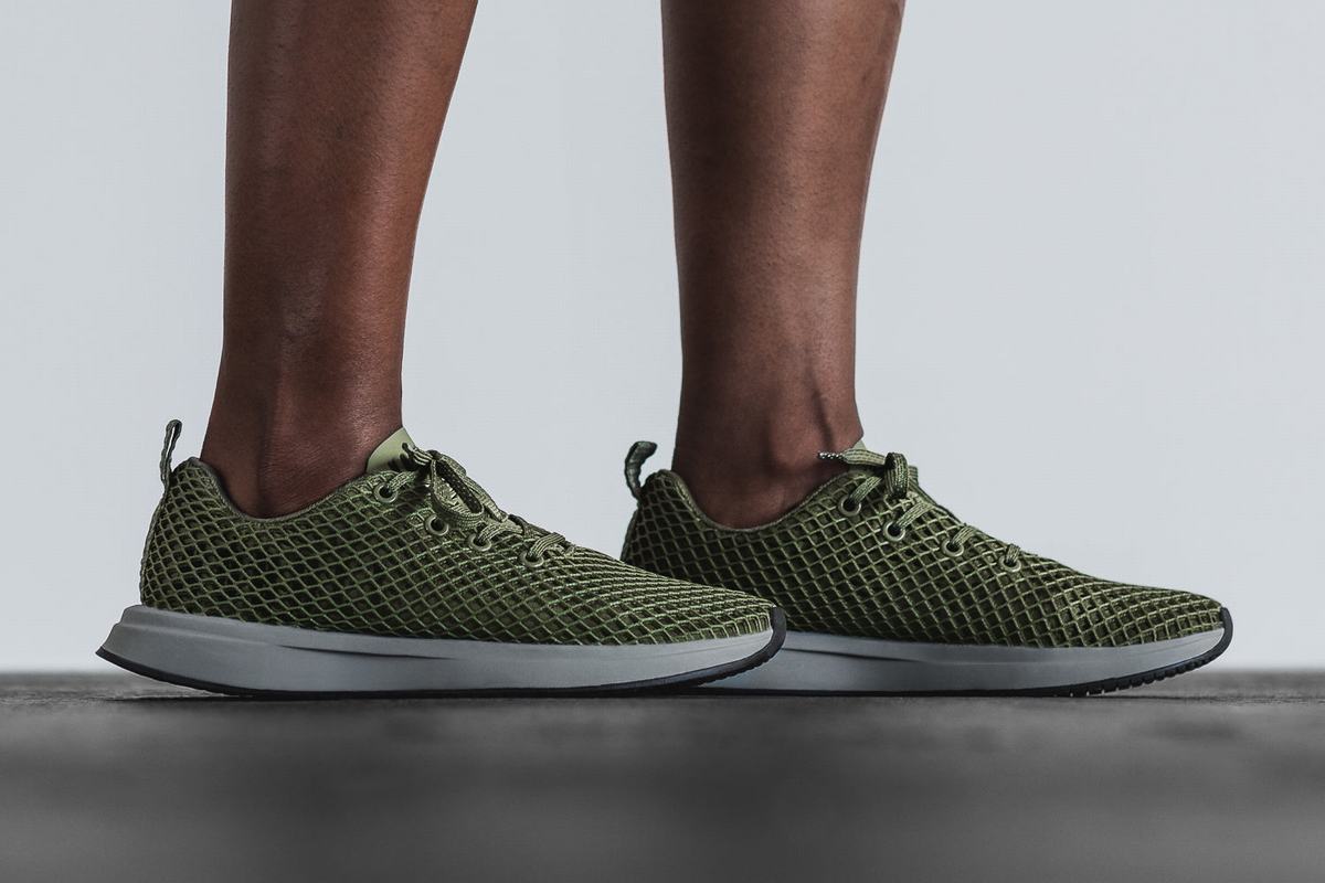 Chaussures Running Nobull Mesh Runner Femme Vert Olive | GI2860473