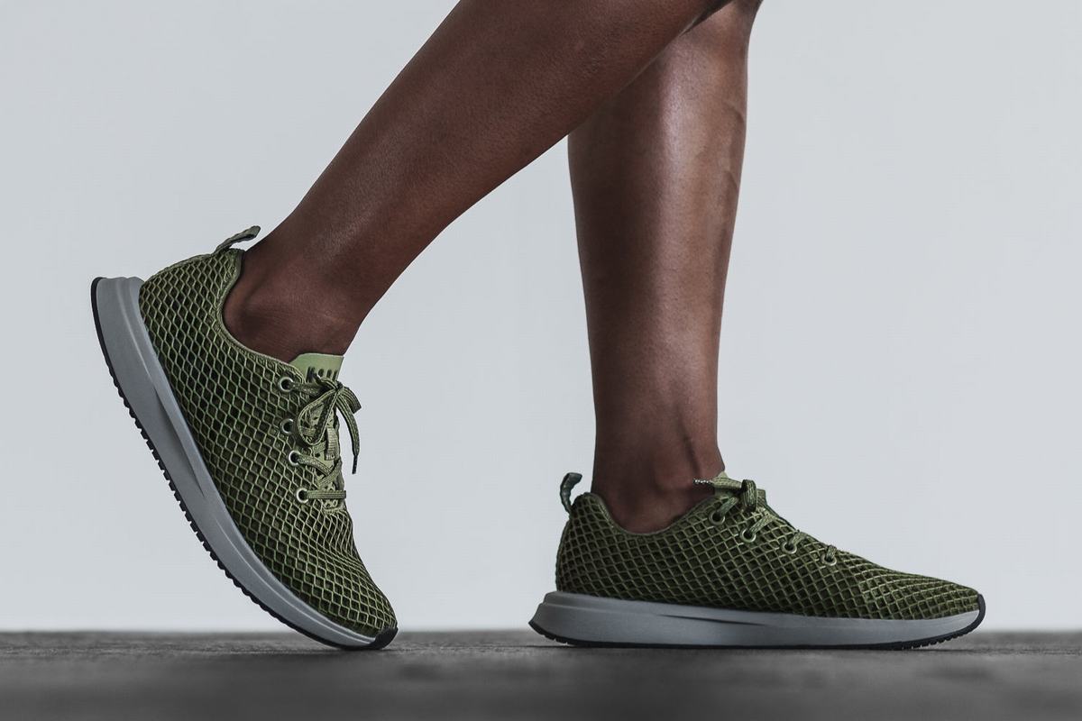 Chaussures Running Nobull Mesh Runner Femme Vert Olive | GI2860473