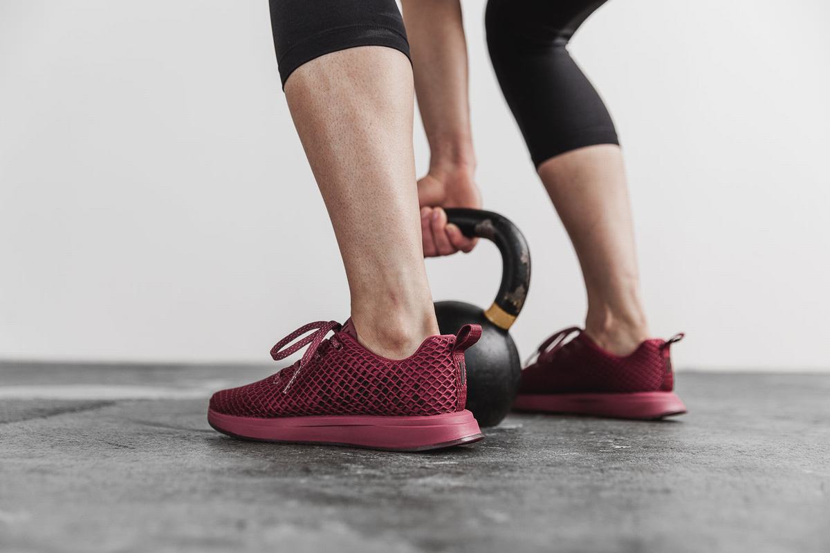 Chaussures Running Nobull Mesh Runner Femme Bordeaux | IW5827309