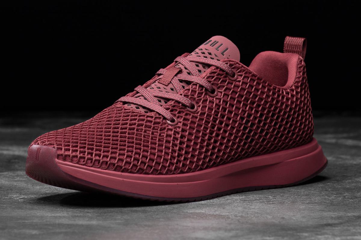 Chaussures Running Nobull Mesh Runner Femme Bordeaux | IW5827309