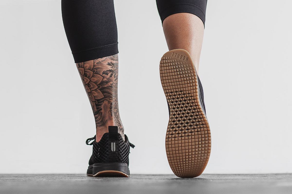 Chaussures Running Nobull Mesh Runner Femme Noir | LH0893475