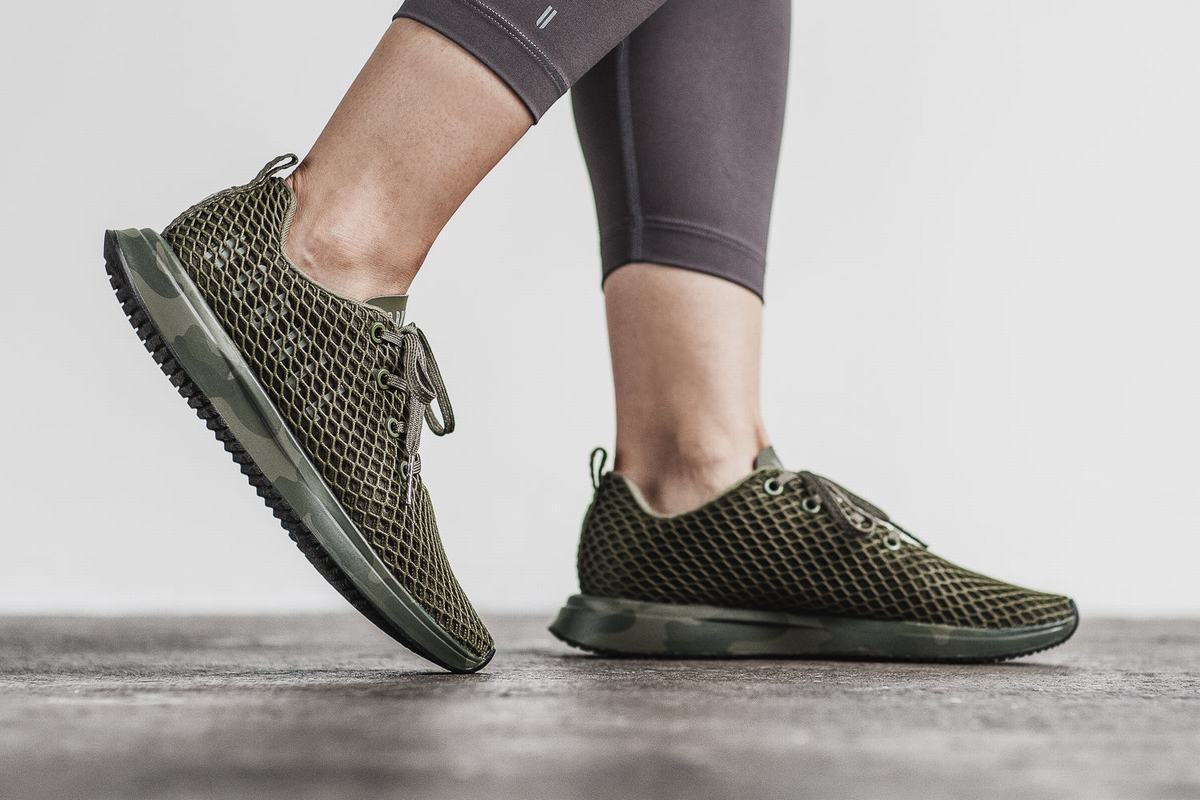 Chaussures Running Nobull Mesh Runner Femme Camouflage Foncé | LY5437201