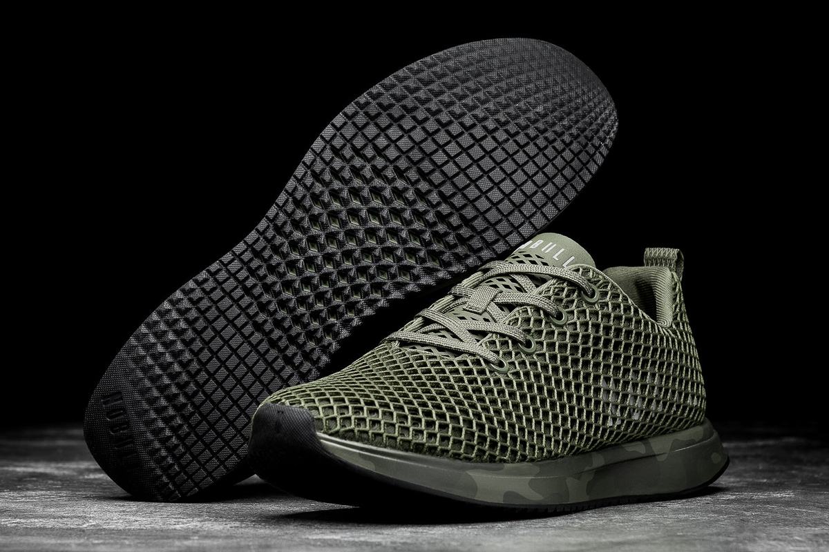 Chaussures Running Nobull Mesh Runner Femme Camouflage Foncé | LY5437201
