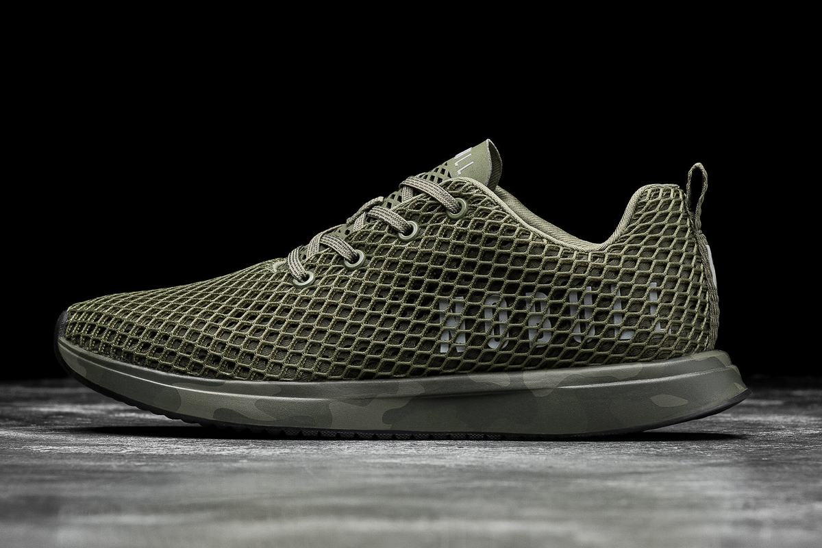 Chaussures Running Nobull Mesh Runner Femme Camouflage Foncé | LY5437201