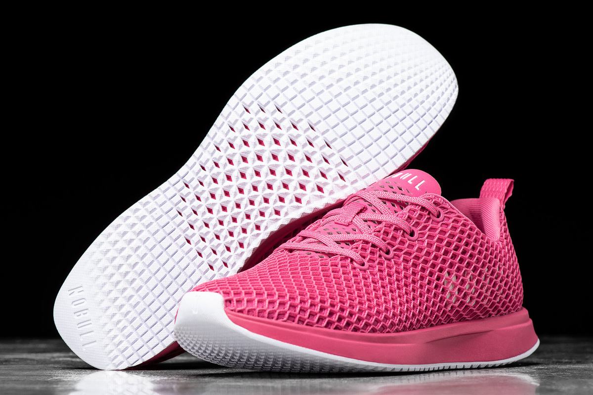 Chaussures Running Nobull Mesh Runner Femme Fushia | NH5042831