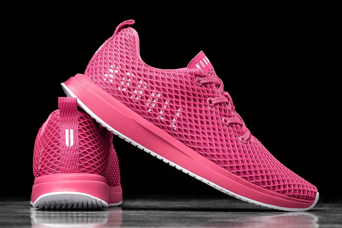 Chaussures Running Nobull Mesh Runner Femme Fushia | NH5042831