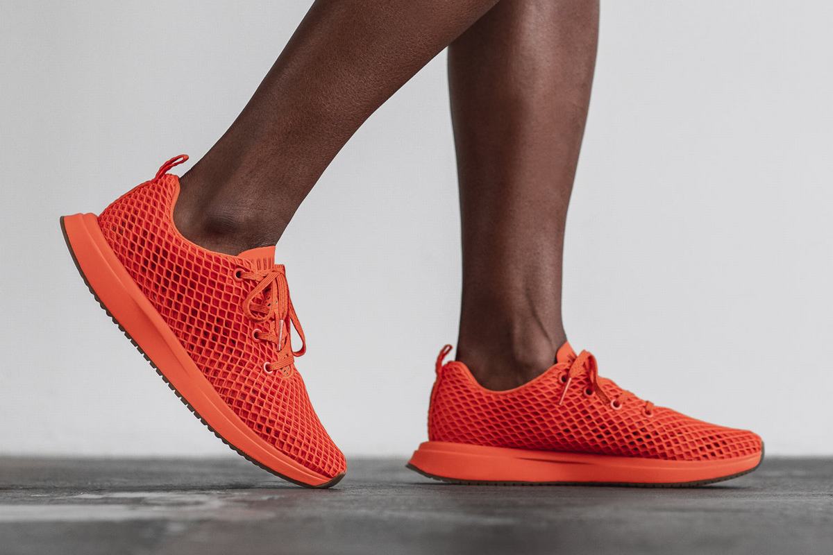 Chaussures Running Nobull Mesh Runner Femme Orange | QE9327601