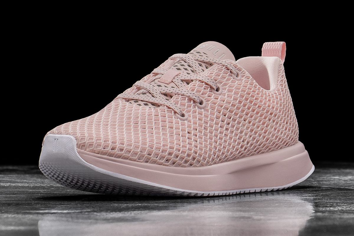 Chaussures Running Nobull Mesh Runner Femme Rose | XG7289456