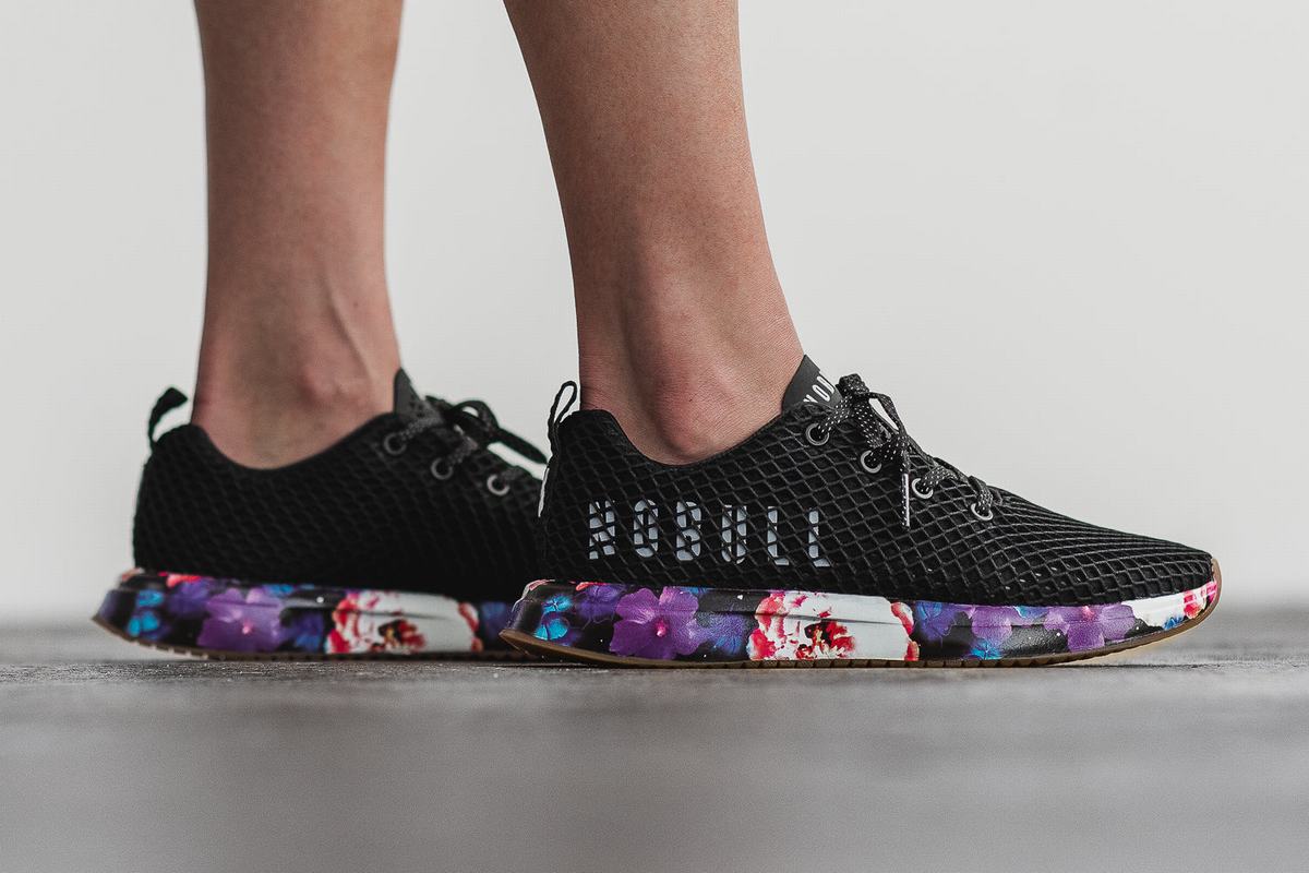 Chaussures Running Nobull Mesh Runner Femme Noir | YH1206439